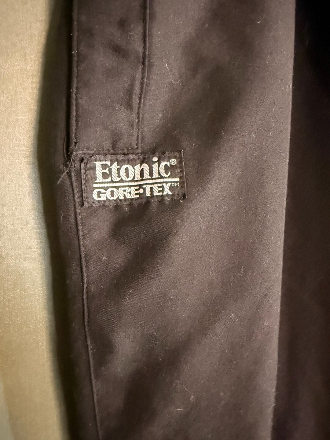 Etonic Gore-Tex Golfwear Pants Size XL Black Waterproof Wind Pants 4