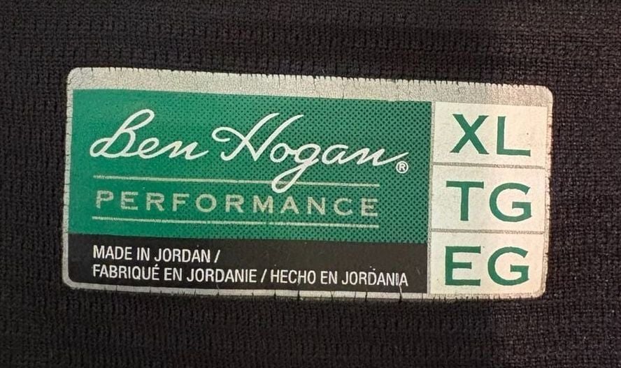 EUC Ben Hogan Performance Men's Solid Black Golf Polo Shirt, XL 4