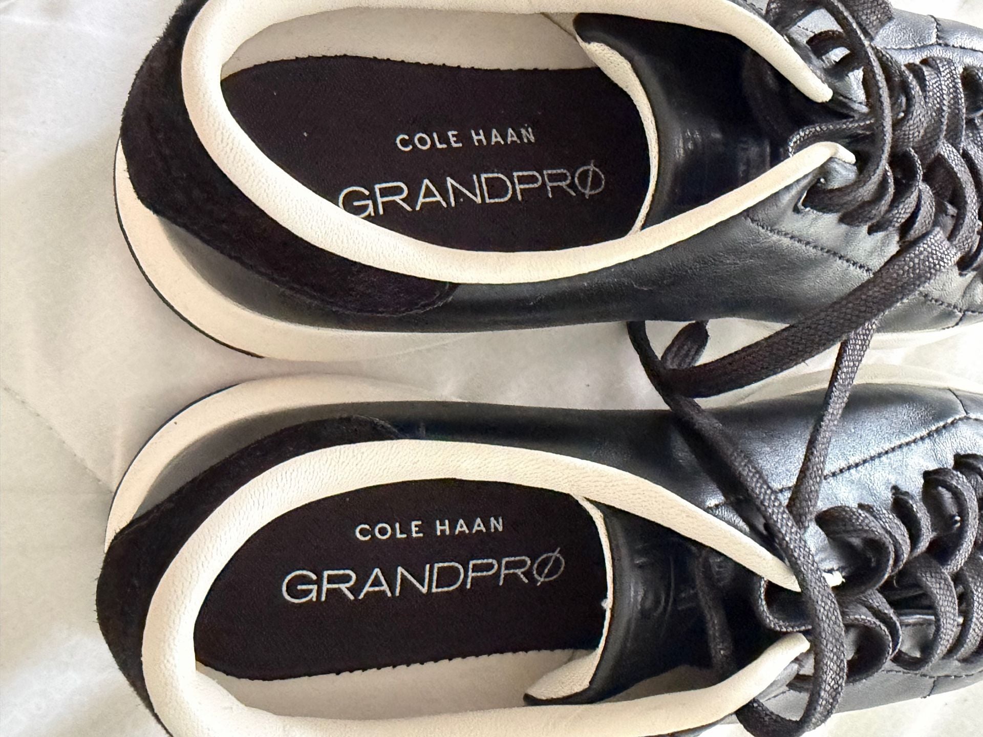 Cole Haan GrandPro Tennis Sneaker Size 8 B Black Leather 5