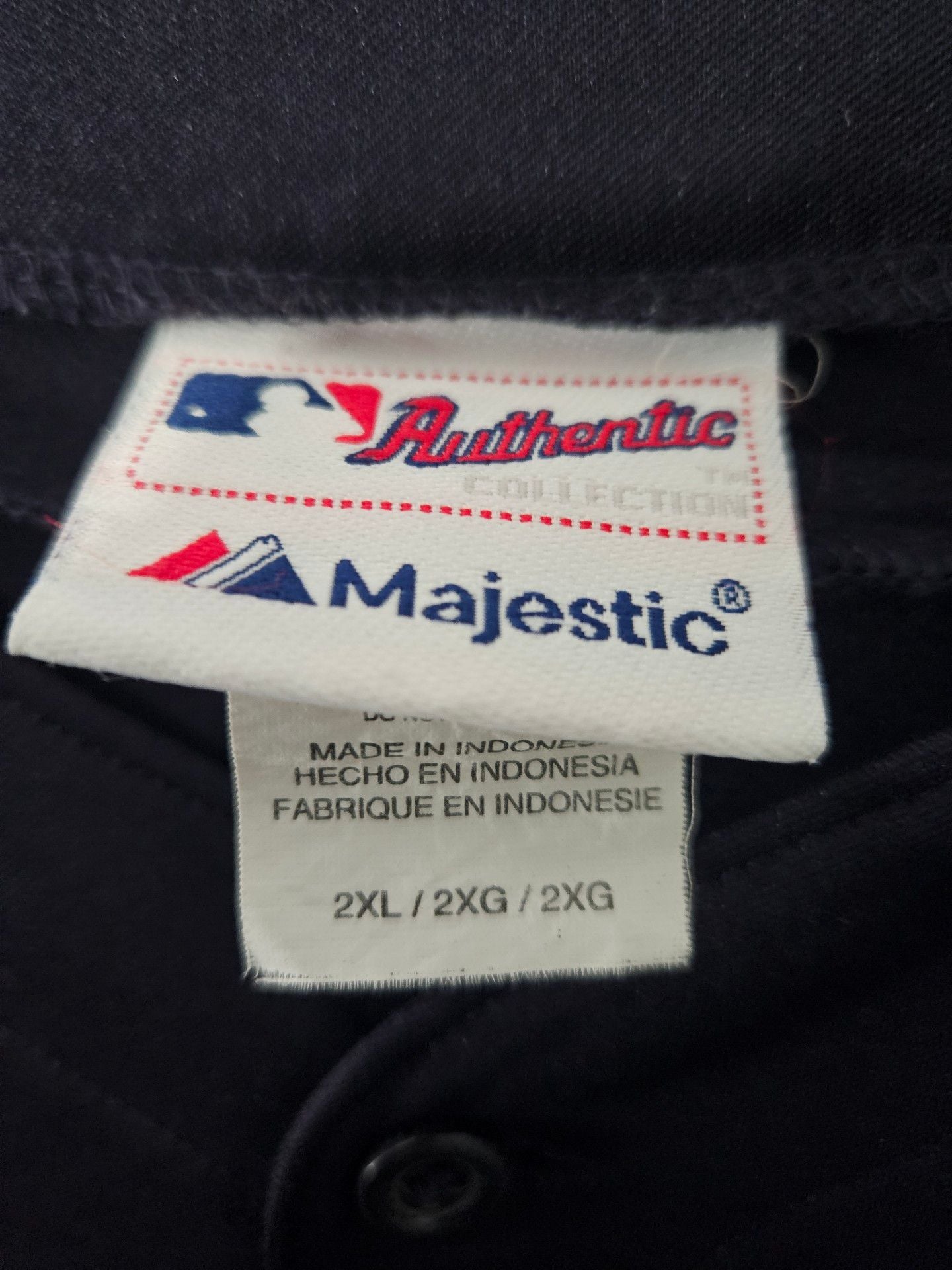 Majestic New York Yankees Cool Base Jersey Navy Blue Size 2XL 4