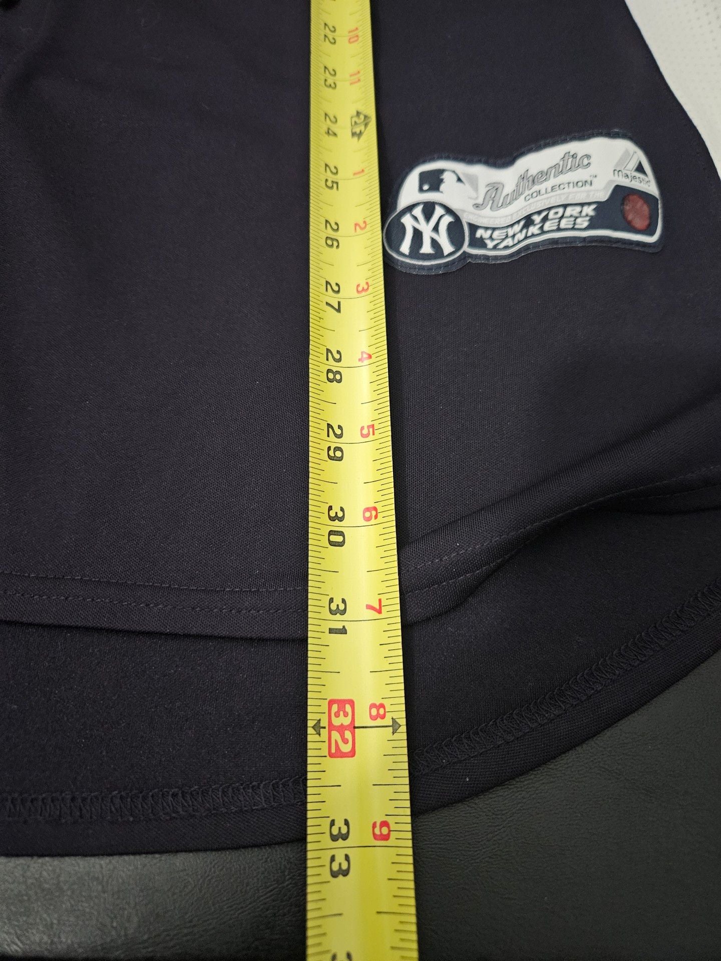 Majestic New York Yankees Cool Base Jersey Navy Blue Size 2XL 10