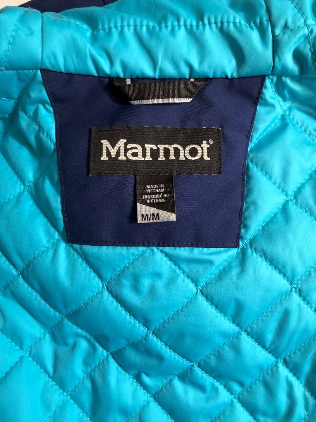 Marmot Repose Featherless Jacket Size M Blue Insulated Ski Snow Hooded 5
