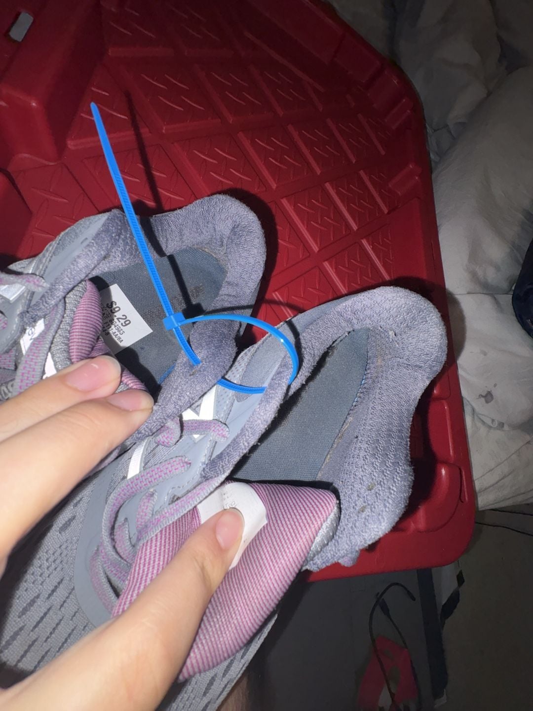 New Balance 840v4 Size 10.5 Gray Purple Running Shoes 8