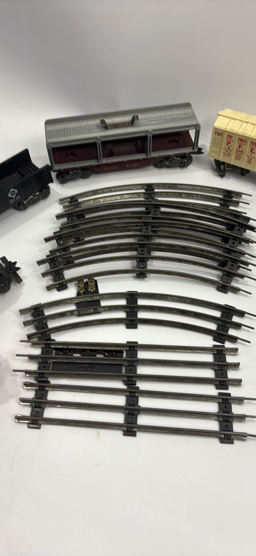 Marx Vintage O Gauge Electric Train Set With Locomotive And Track 6