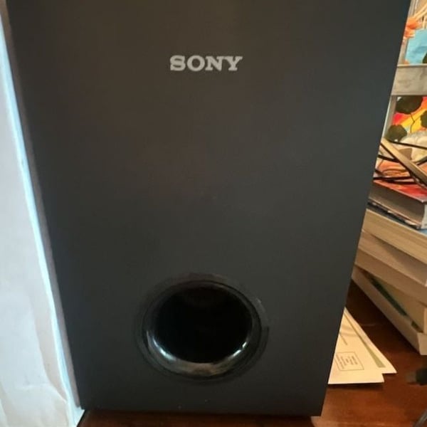 Sony SS-WCT60 Subwoofer Black 8 Ohm Home Theater