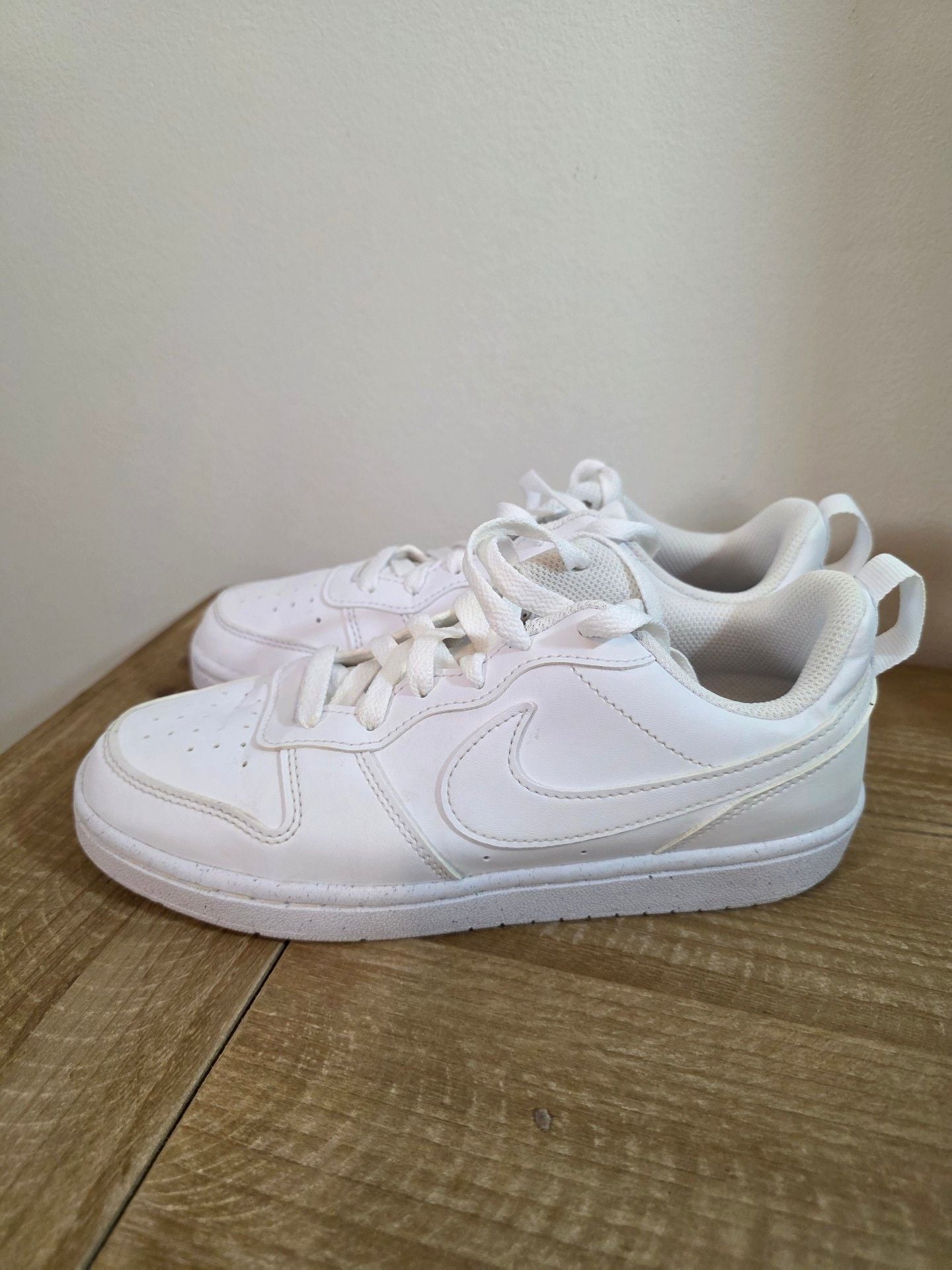 Nike Court Borough Low Recraft White Sneakers, Kids 4.5 2