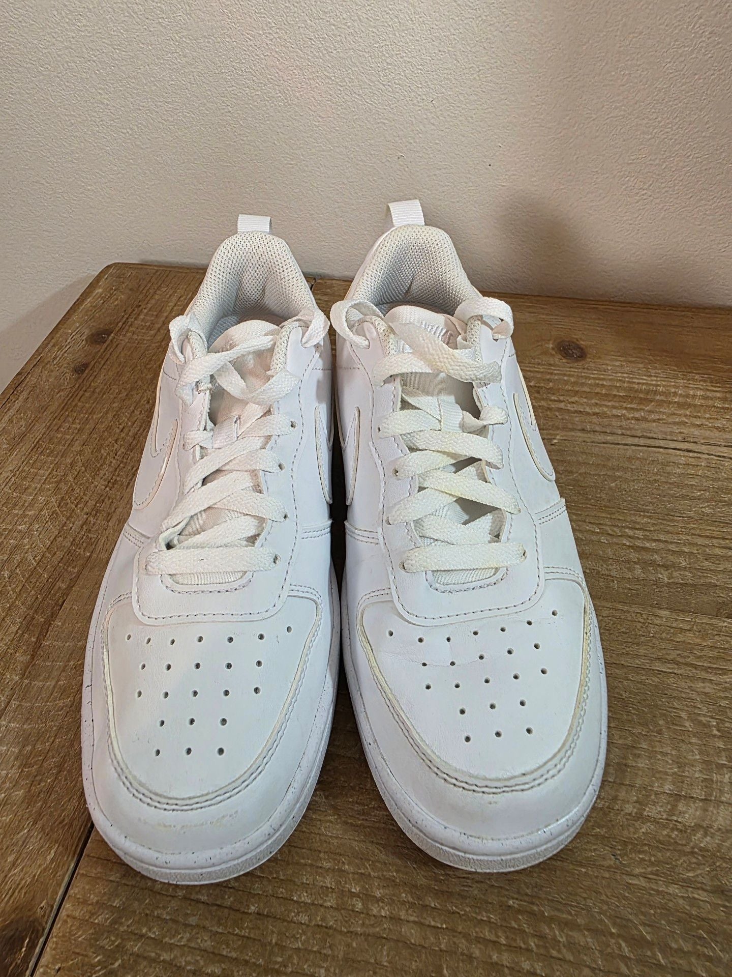 Nike Court Borough Low Recraft White Sneakers, Kids 4.5 3