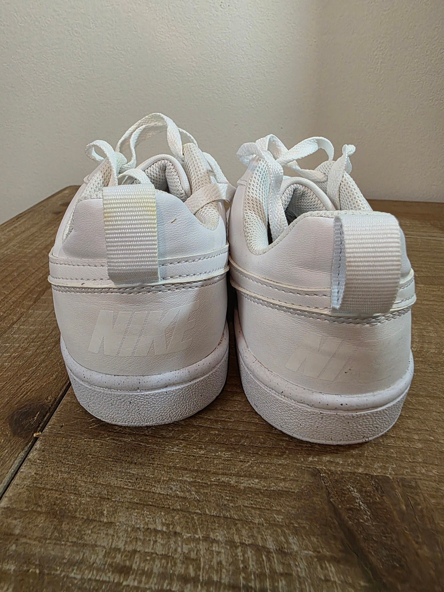 Nike Court Borough Low Recraft White Sneakers, Kids 4.5 7