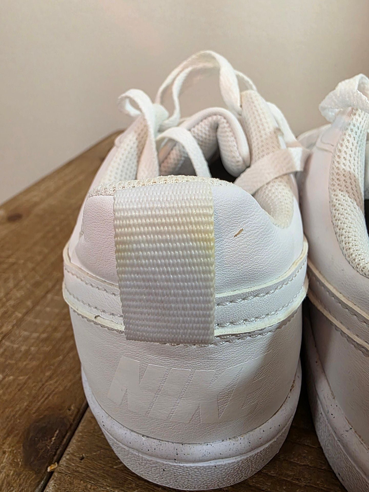Nike Court Borough Low Recraft White Sneakers, Kids 4.5 8