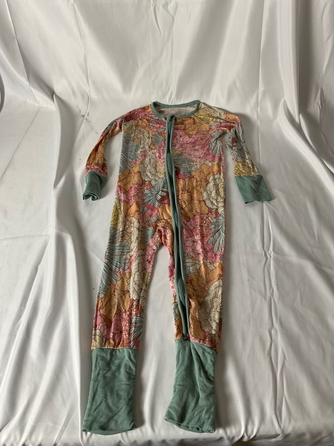 Miozing Bamboo Floral Romper 2
