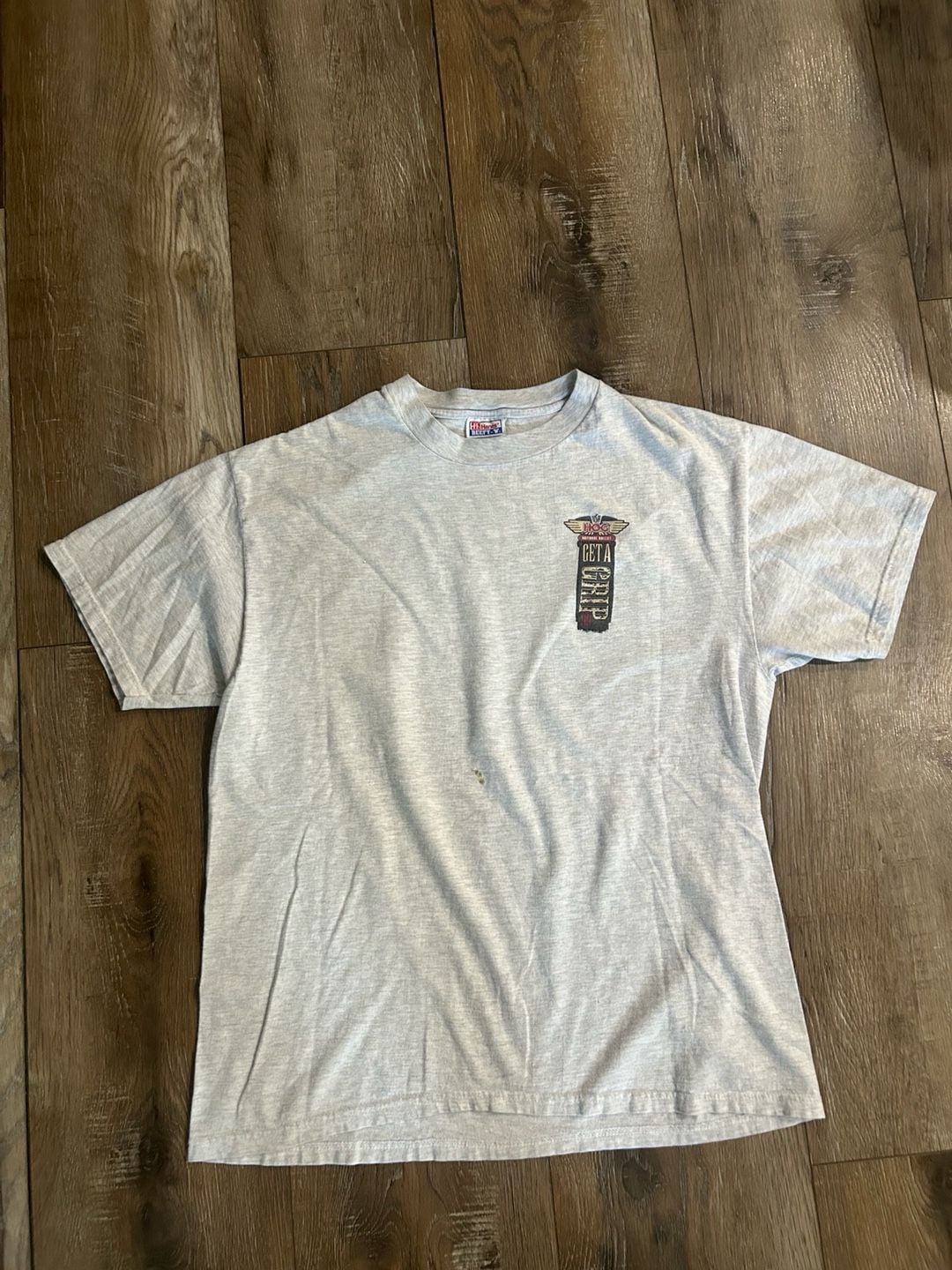 Hanes Harley Owners Group 1999 Annual Rally Size L Gray T-Shirt 2