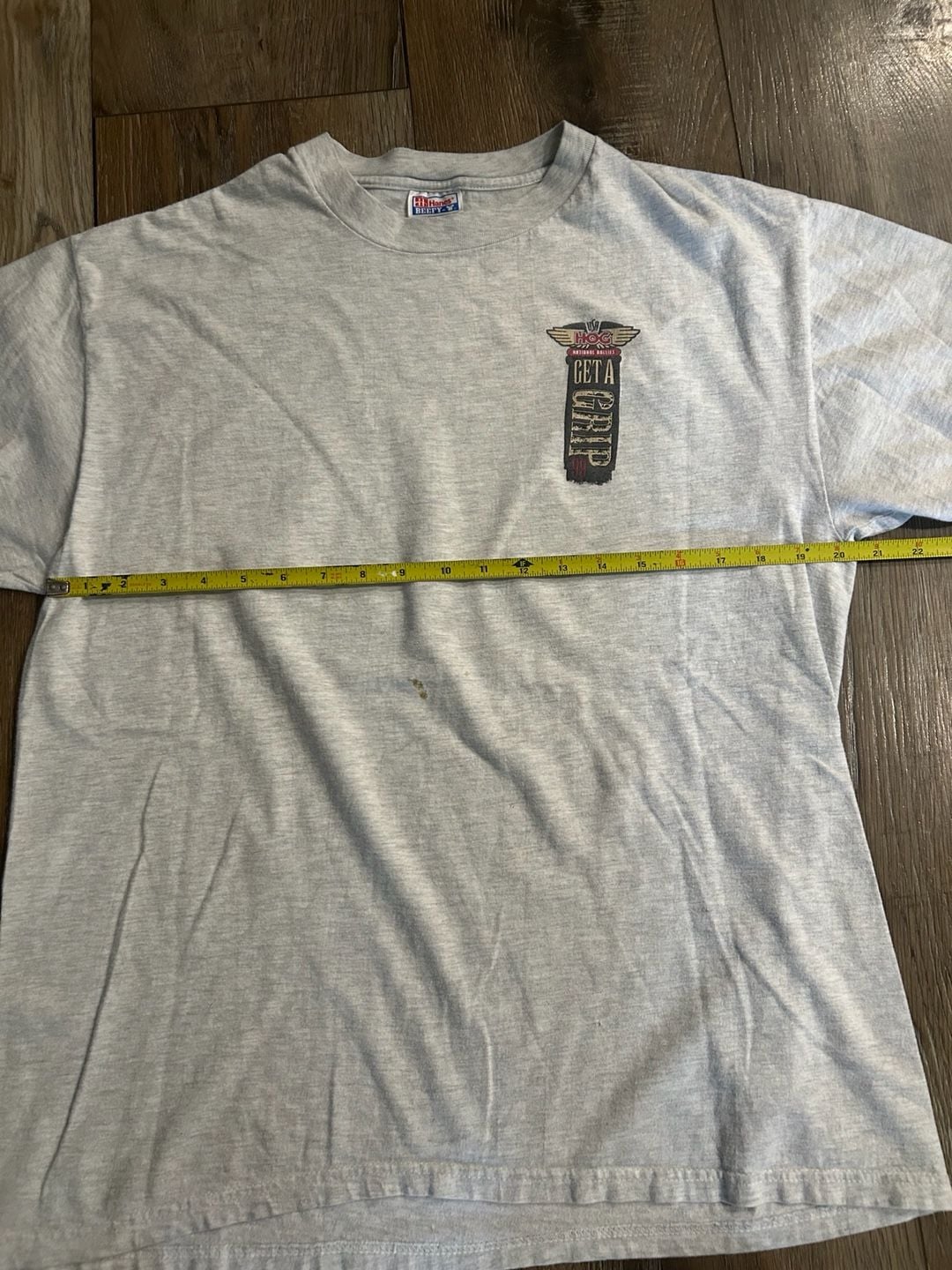 Hanes Harley Owners Group 1999 Annual Rally Size L Gray T-Shirt 3