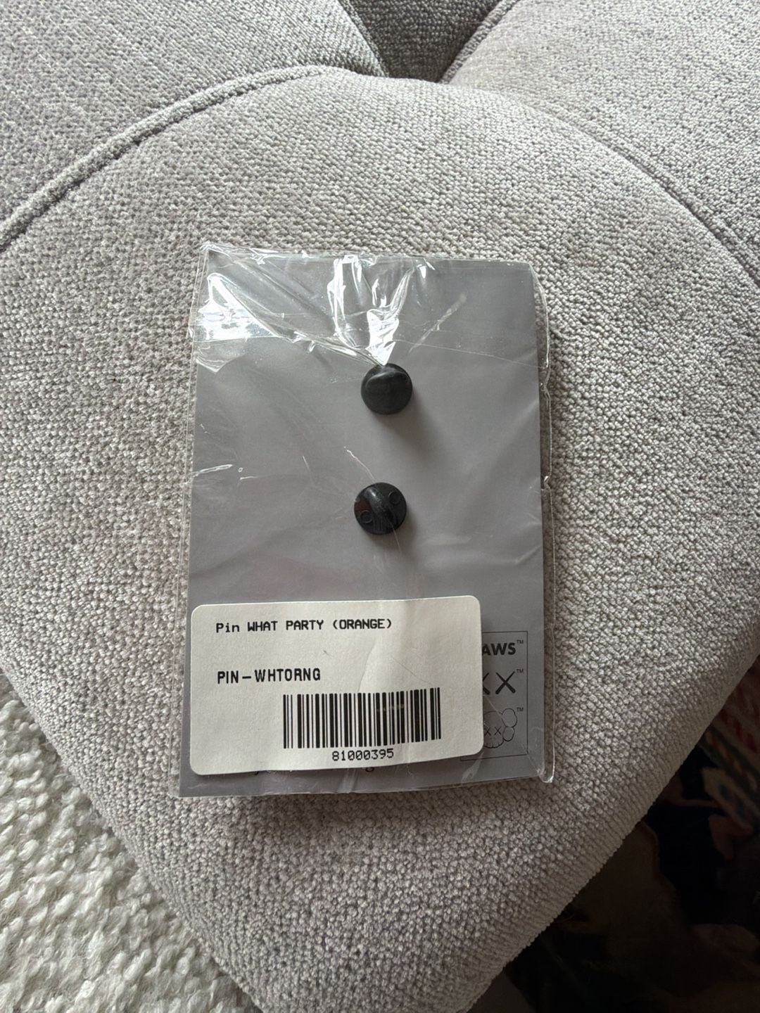 KAWS What Party Pin Orange Brooklyn Museum 3