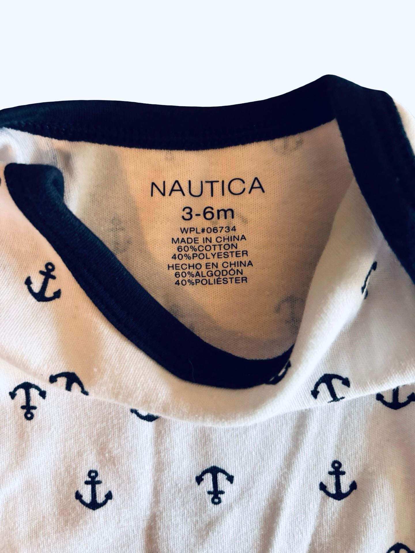 Nautica Baby Bodysuits Lot of 5 Short Sleeve Sailor Theme 8