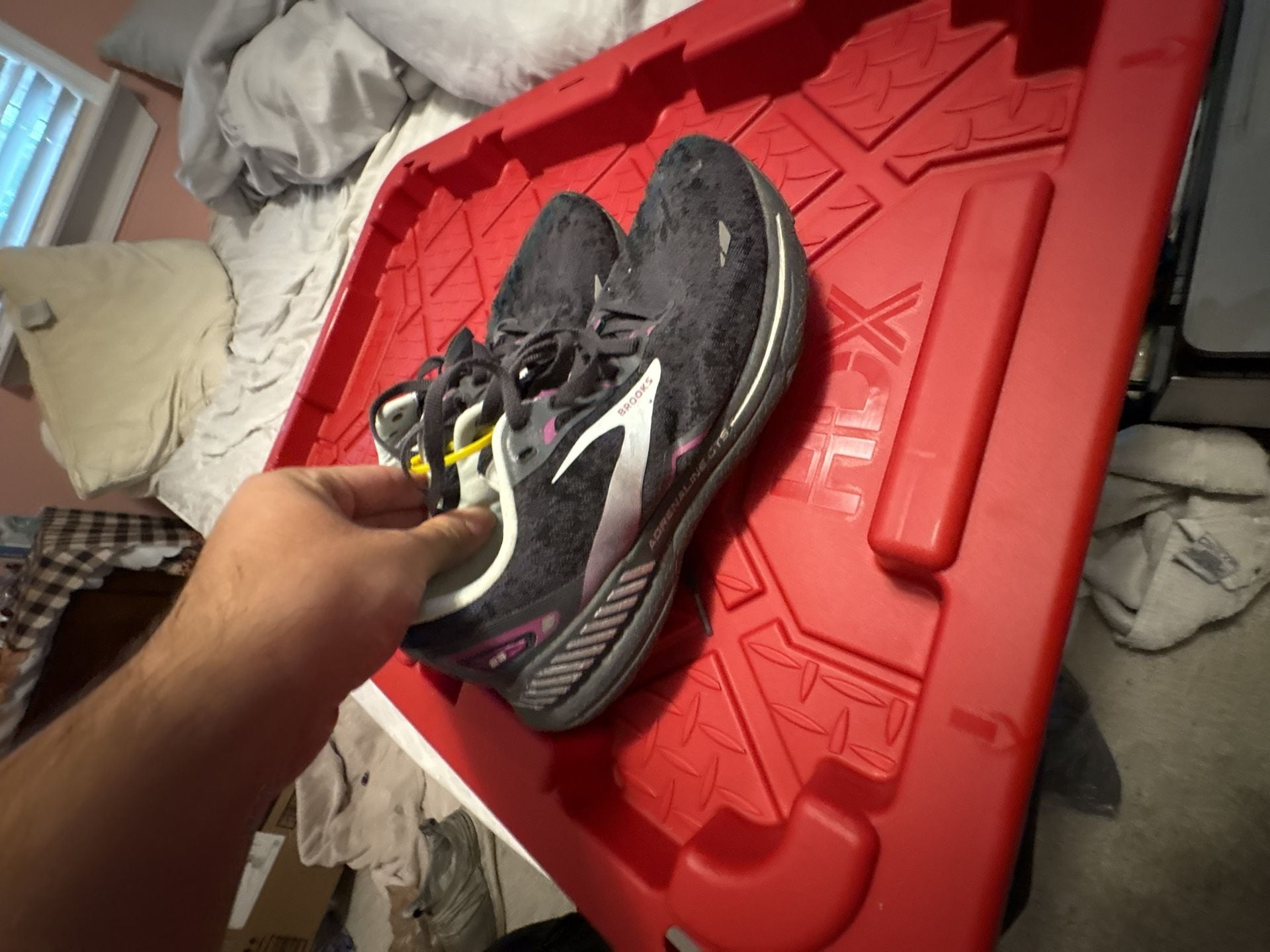Brooks Adrenaline GTS 23 Size 9 Black Running Shoes 3