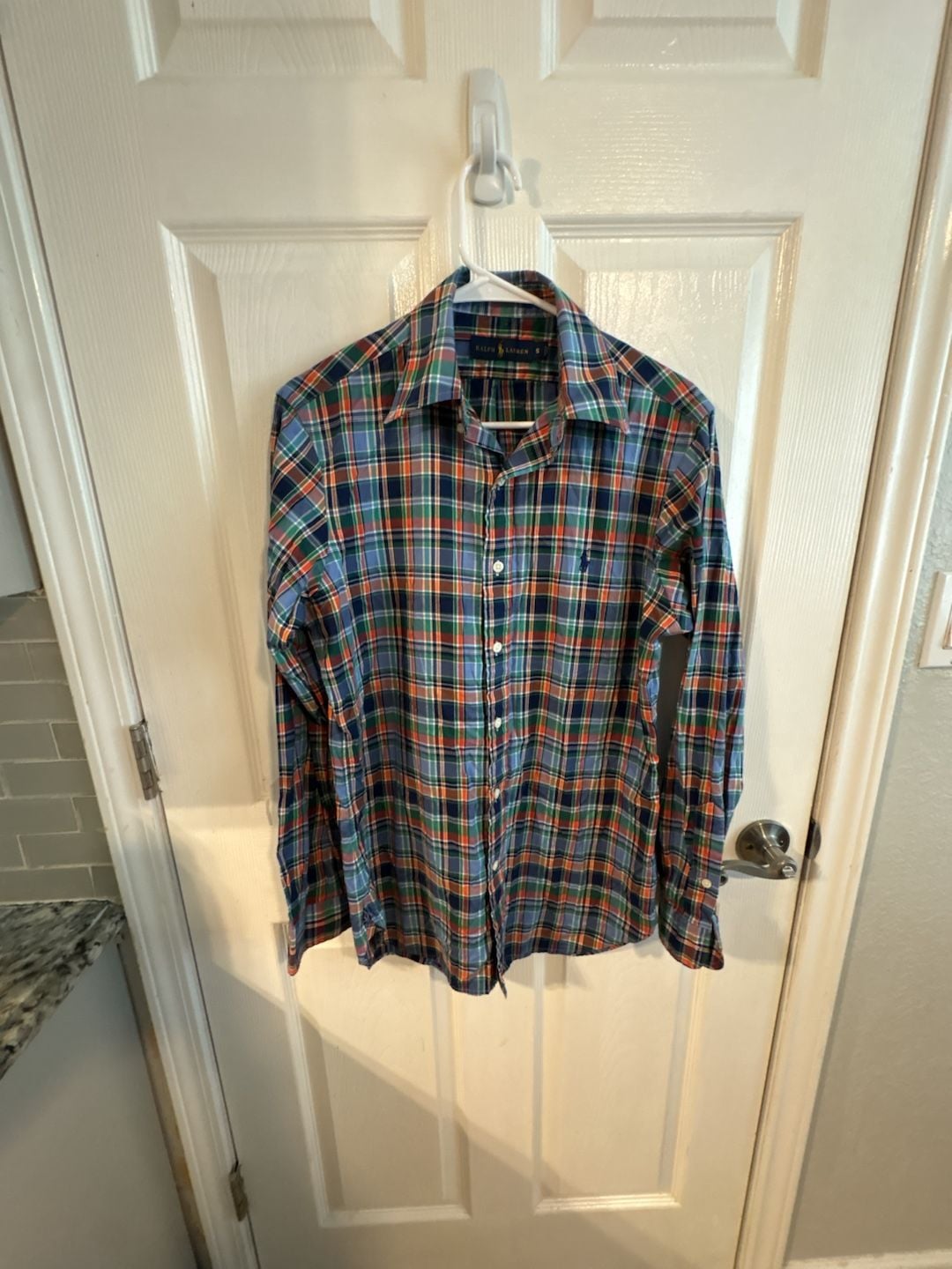 Ralph Lauren Plaid Button Down Shirt Size S Multicolor Long Sleeve 2