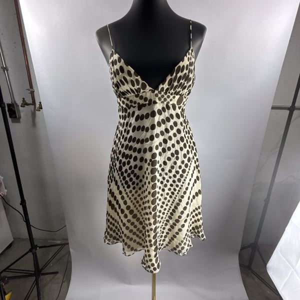 Milly Silk Dress Size 2 Polka Dot Slip Dress