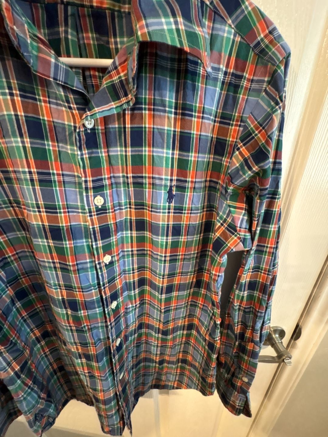 Ralph Lauren Plaid Button Down Shirt Size S Multicolor Long Sleeve 4