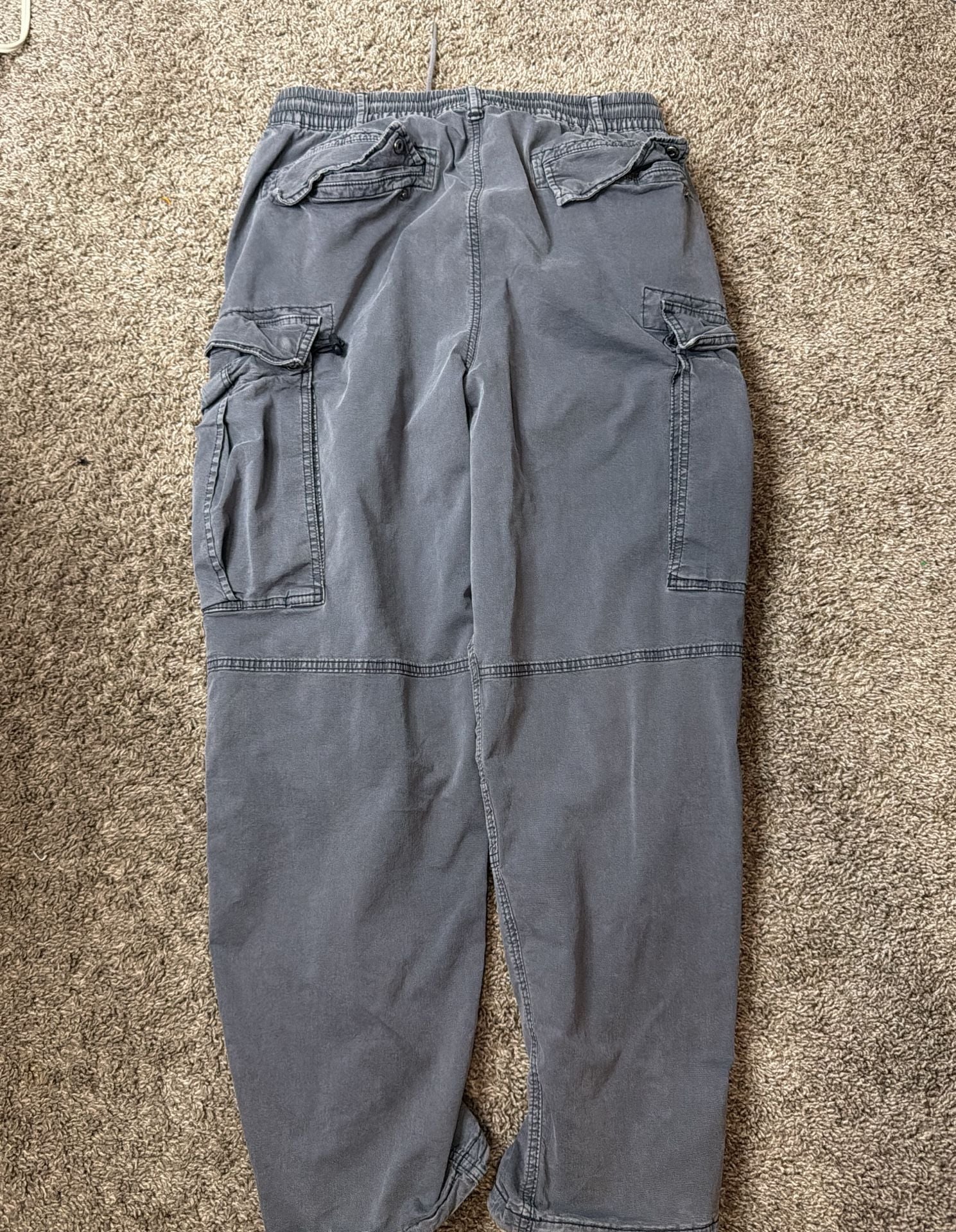 American Eagle Flex Cargo Jogger Pants Gray 4