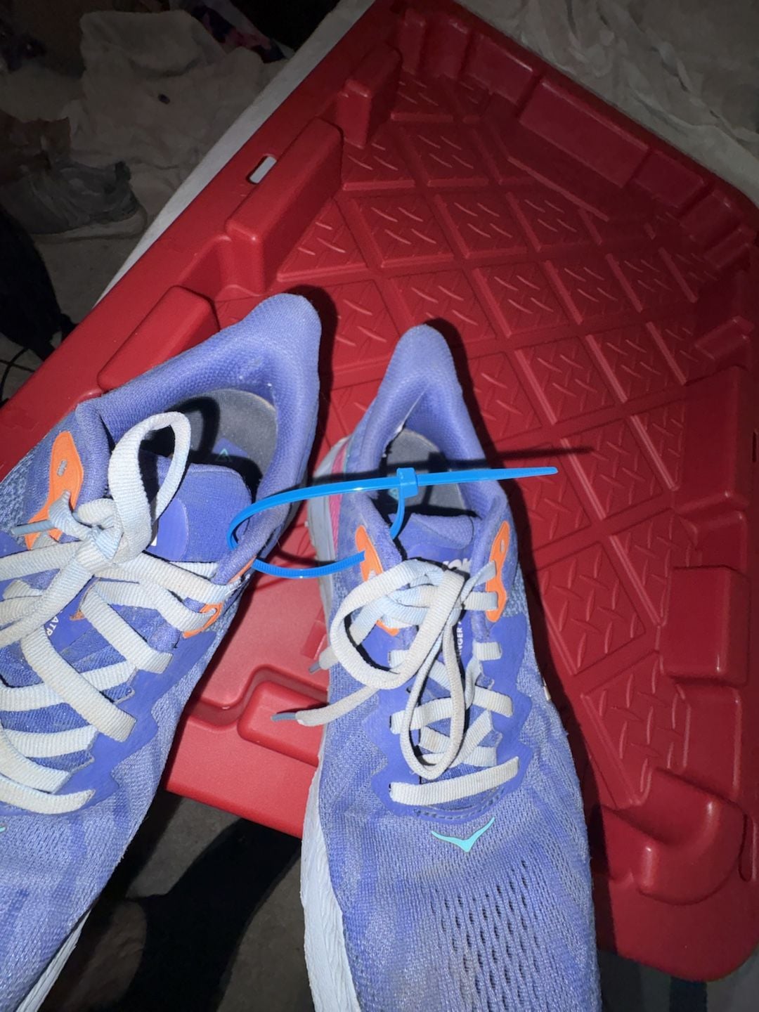 HOKA Challenger ATR 7 Running Shoes Blue Pink SIZE 8 5