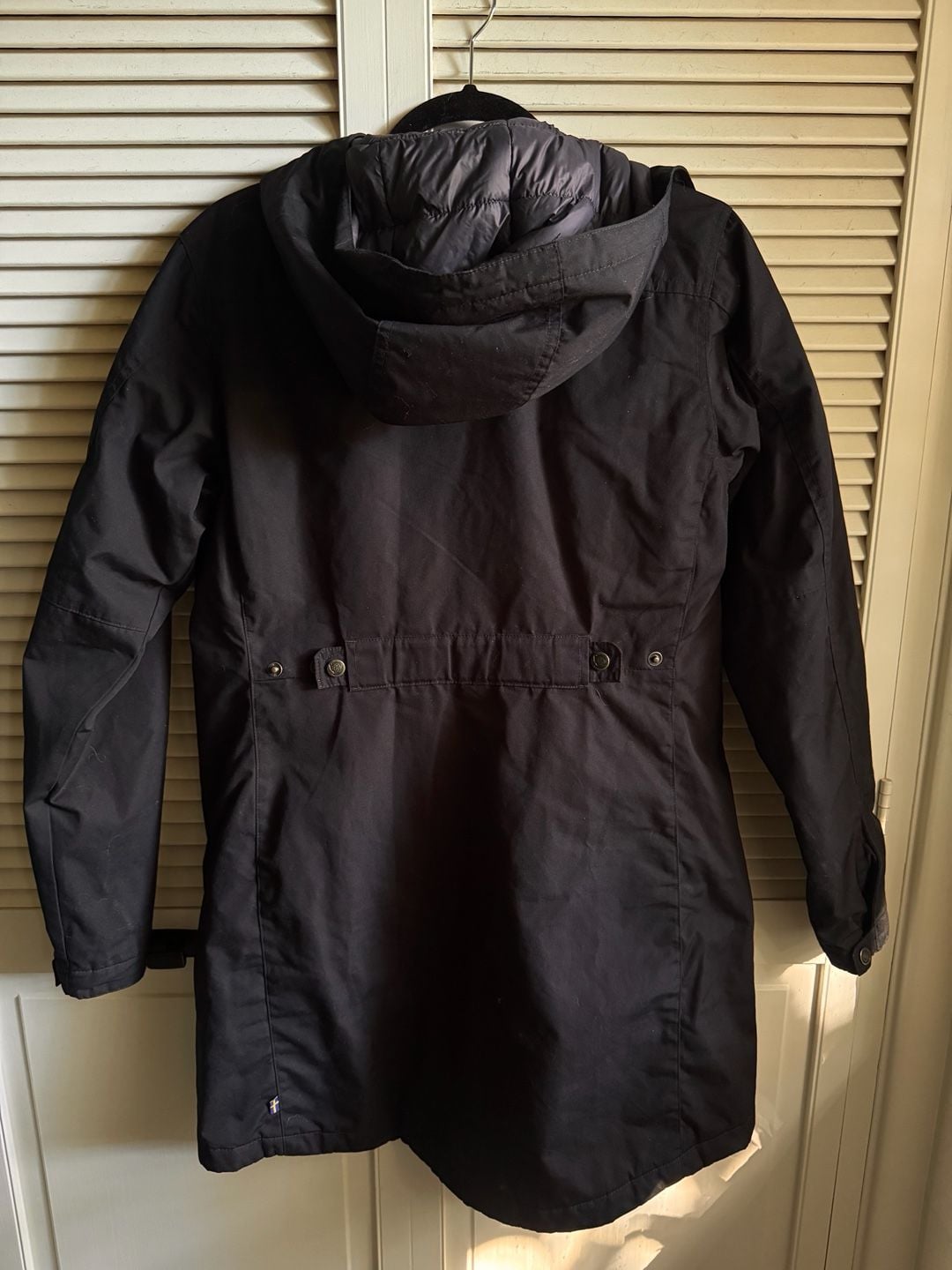 Fjallraven Kiruna Padded Parka Size S Black Winter Coat Jacket 7