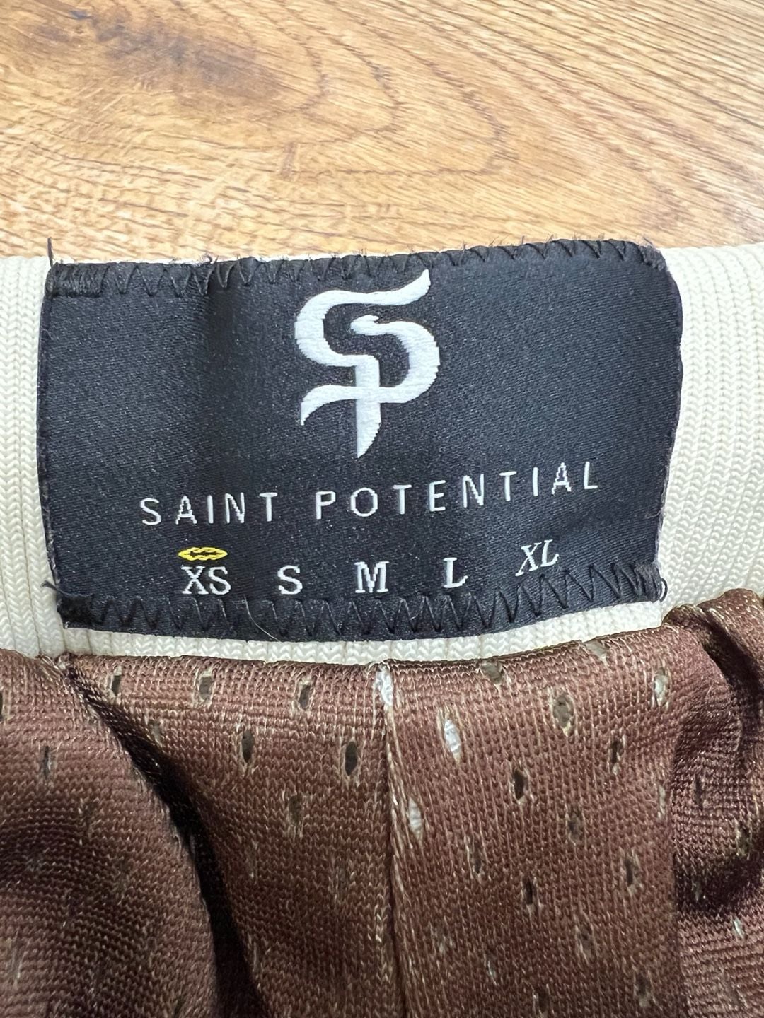 Saint Potential Mocha League Shorts Size XS Brown Mesh Streetwear 4