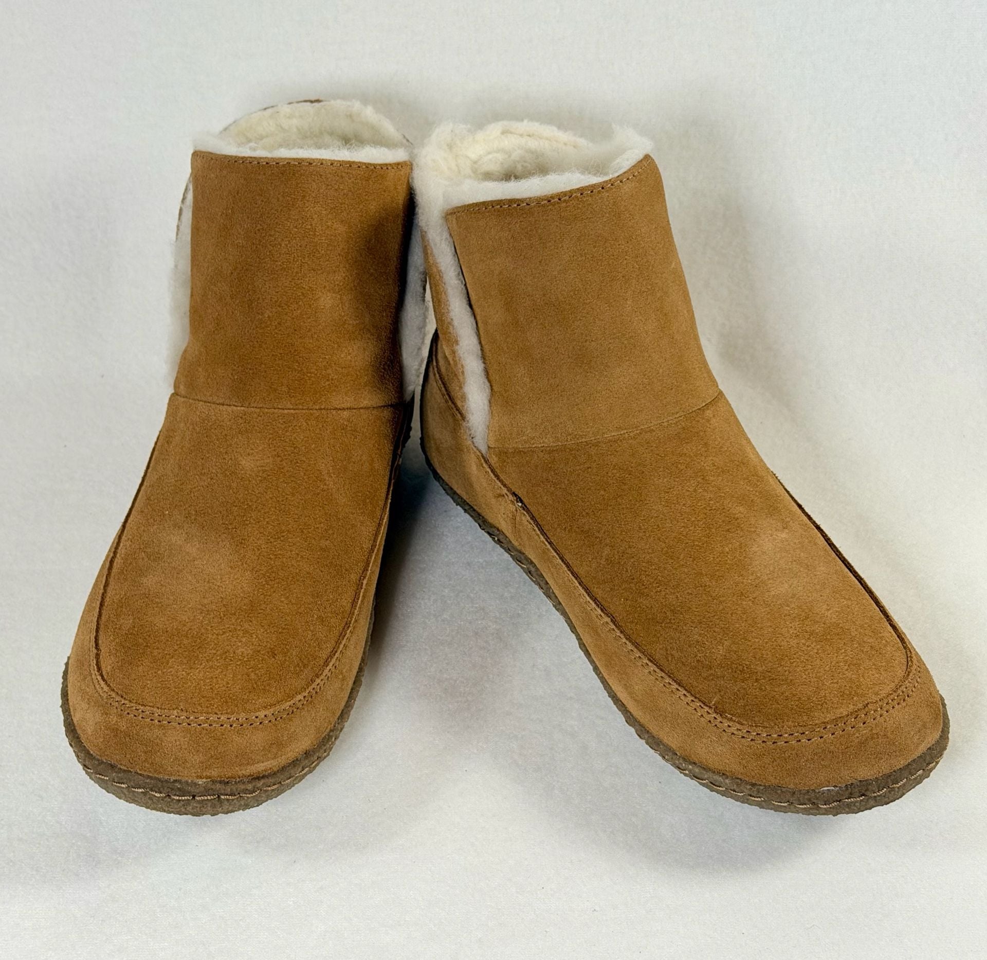 Sorel Nakiska Bootie/Boot Suede Shearling Camel Brown Women’s 8.5 2