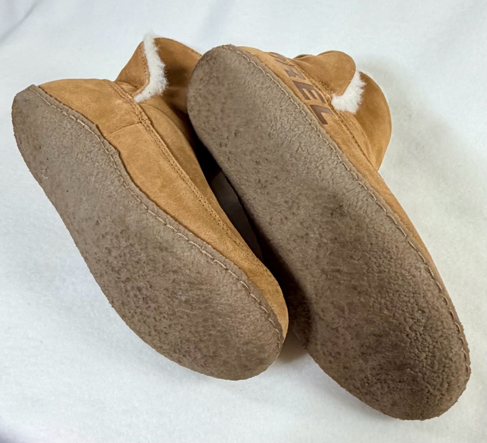 Sorel Nakiska Bootie/Boot Suede Shearling Camel Brown Women’s 8.5 9