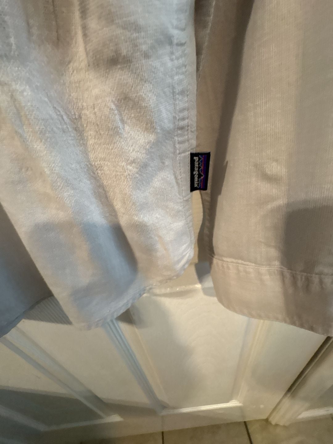 Patagonia Long-Sleeve Shirt Size S Beige Worn Wear 4