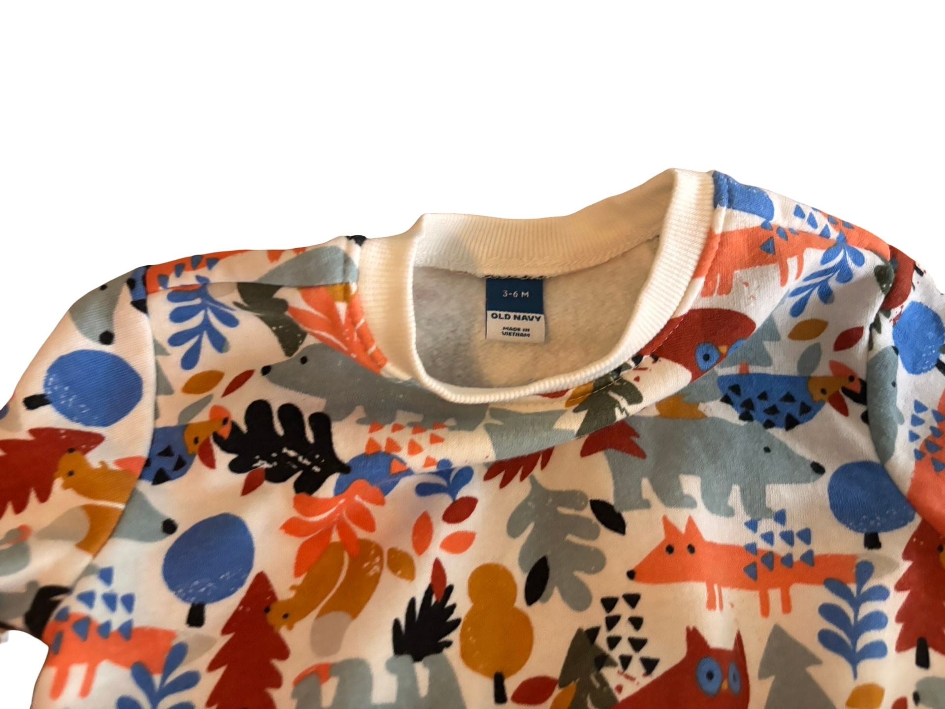 Old Navy Forest Animal Sweatshirt Set Size 3-6 M Multi 3