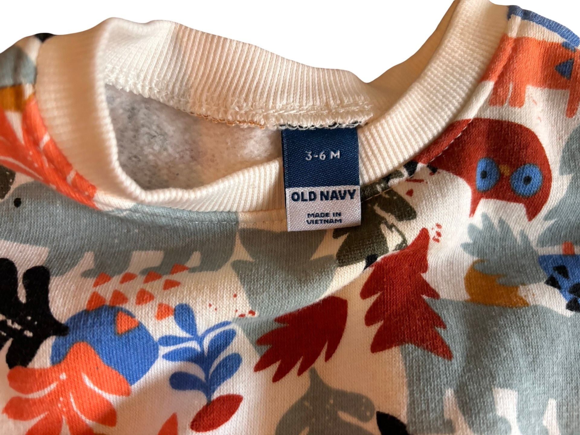 Old Navy Forest Animal Sweatshirt Set Size 3-6 M Multi 4