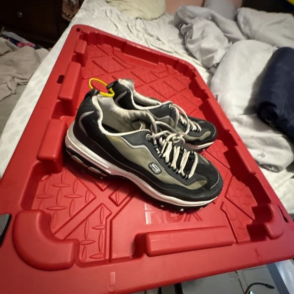 Skechers Sport Sneakers Black Green White