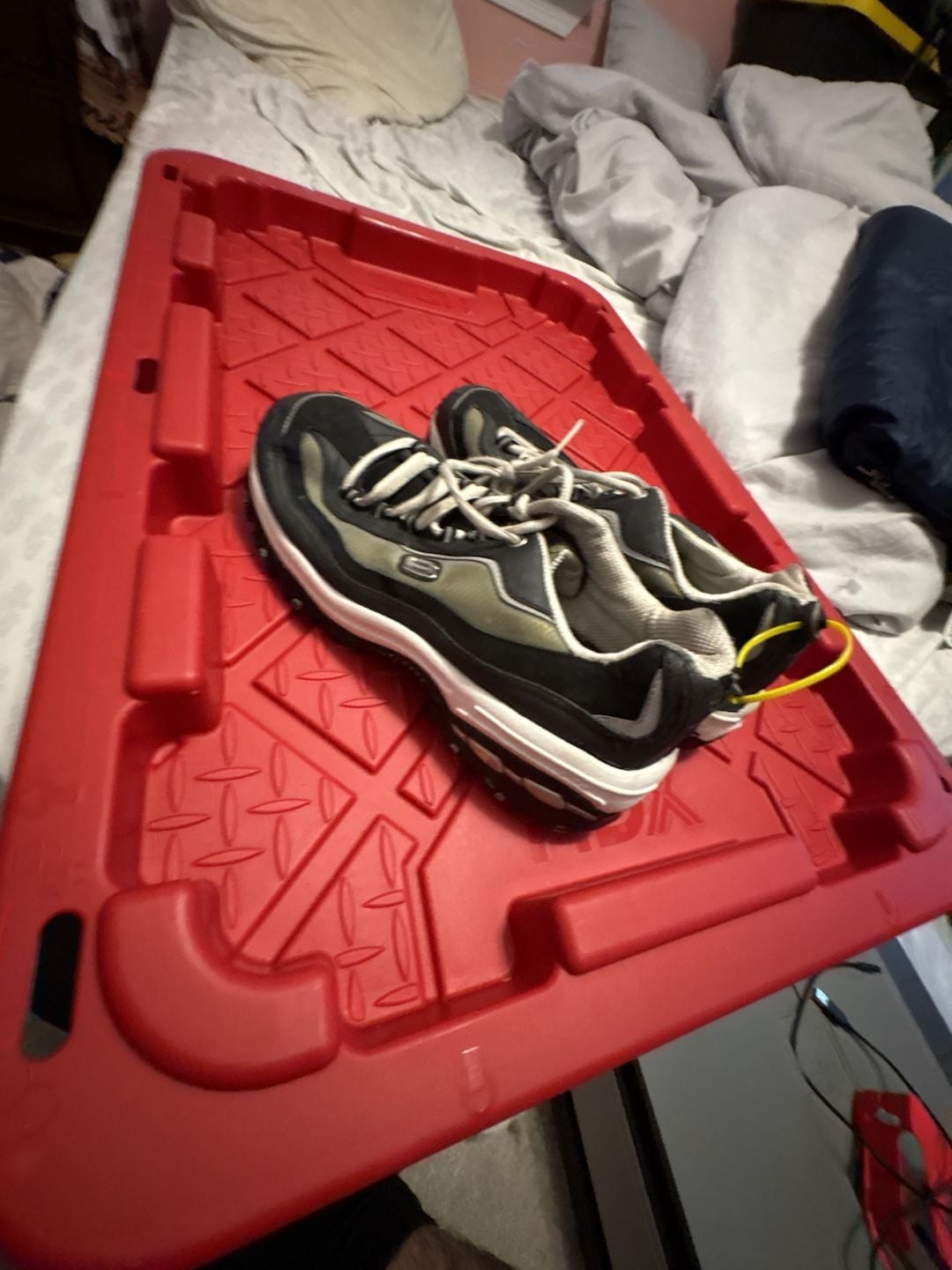 Skechers Sport Sneakers Black Green White 3