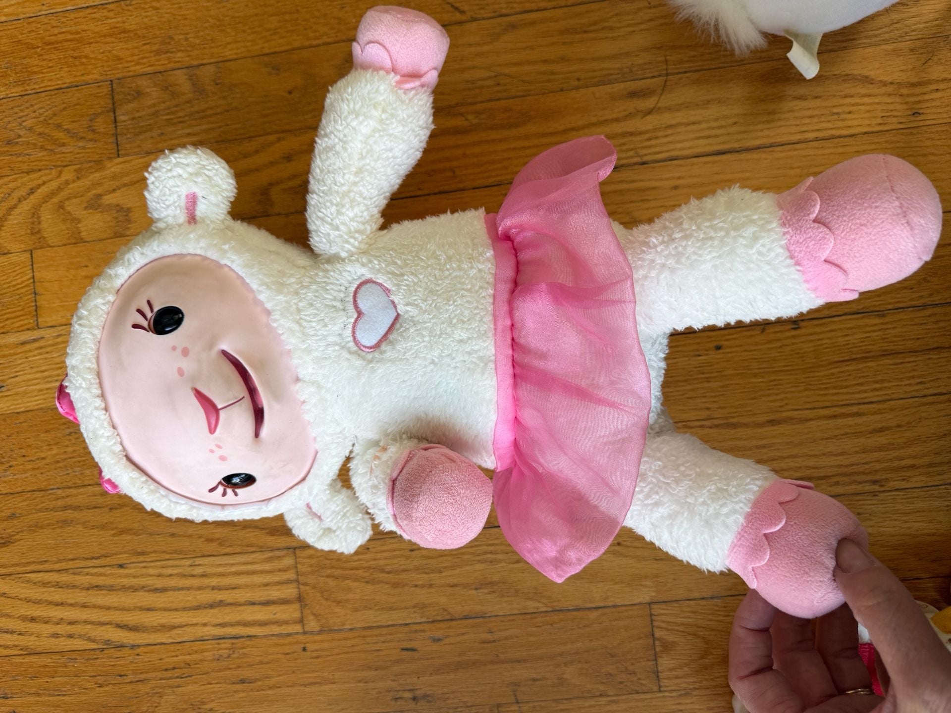 Disney Doc McStuffins Take Care of Me Lambie Interactive Plush 1