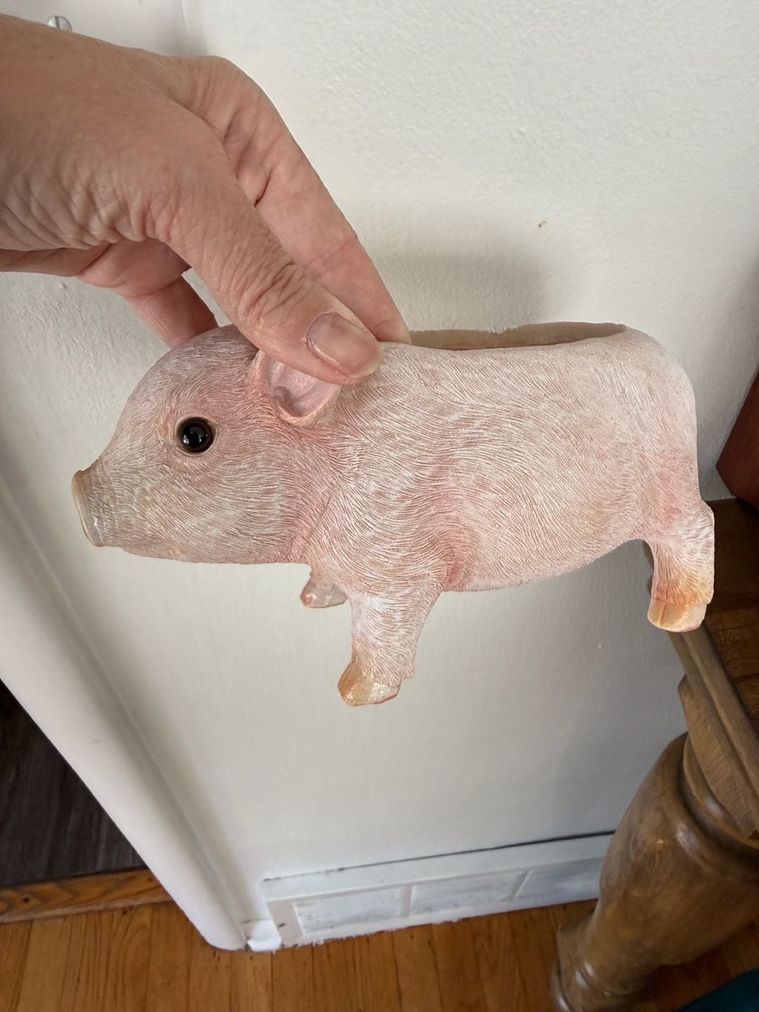 Hi-Line Gift Pink Pig Planter 1