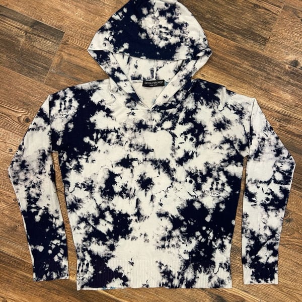 Central Park West Tie Dye Sweater Hoodie