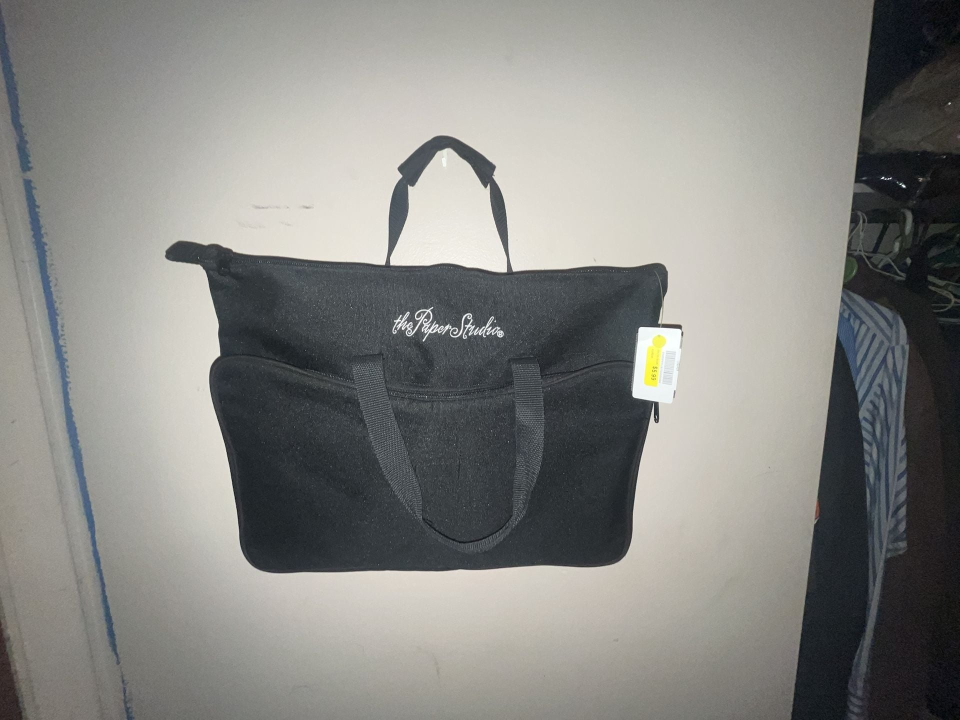 The Paper Studio Black Scrapbook Supply Tote Bag 5