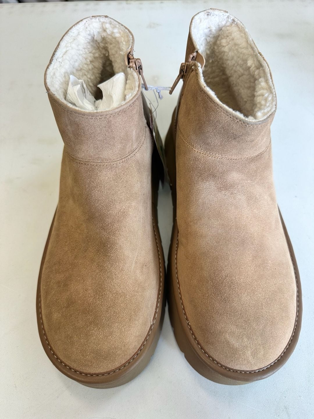 Wild Fable Missy Platform Boots Size 10 Tan 3