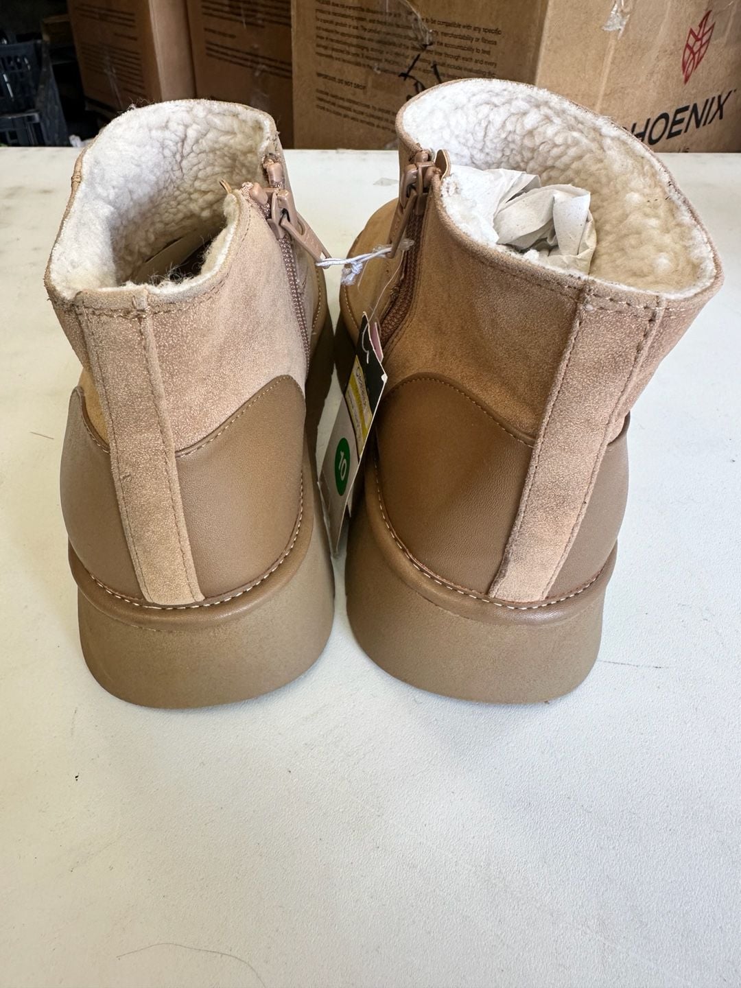 Wild Fable Missy Platform Boots Size 10 Tan 5