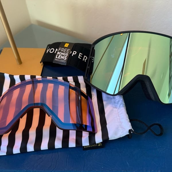 VonZipper Velo-VFS Snow Goggles Black Satin Stellar Chrome
