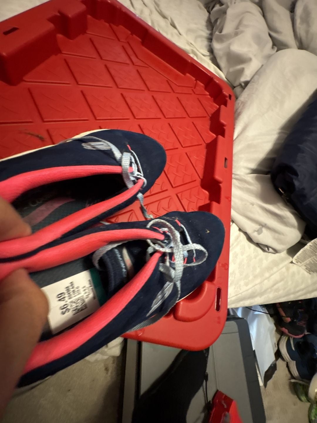 Skechers Arch Fit Comfy Wave Navy Hot Pink Sneakers 5