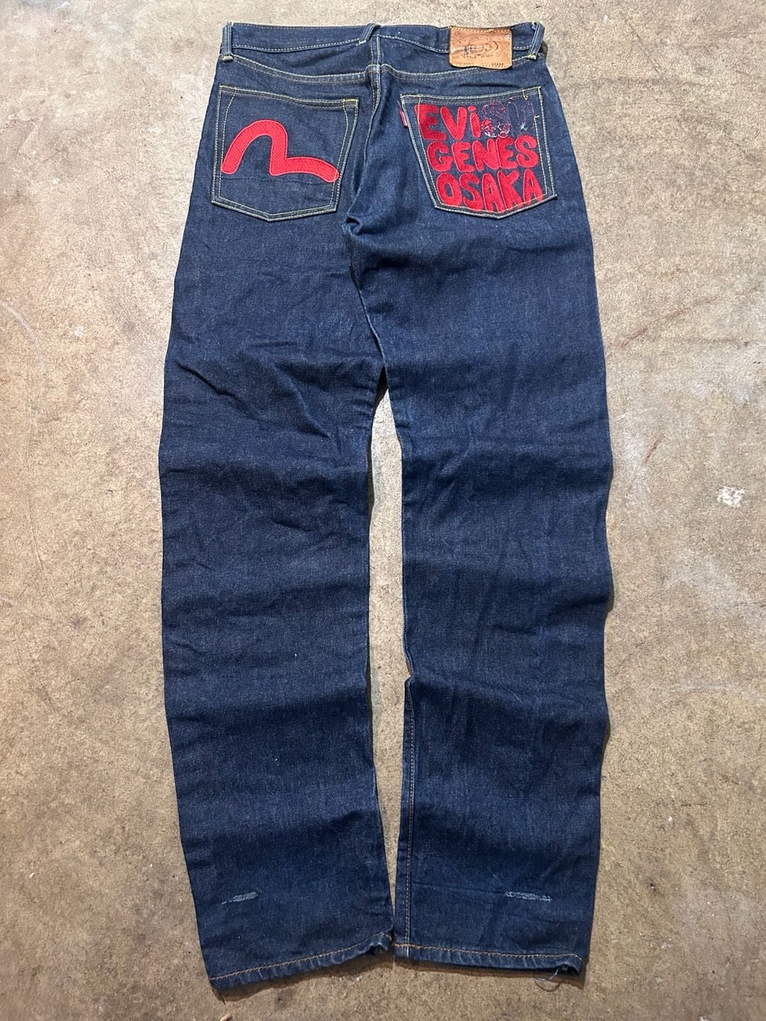 Vintage Japanese Evisu Seagull Embroidered Denim 3
