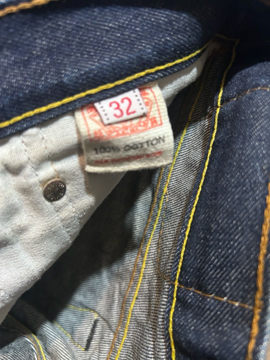 Vintage Japanese Evisu Seagull Embroidered Denim 7
