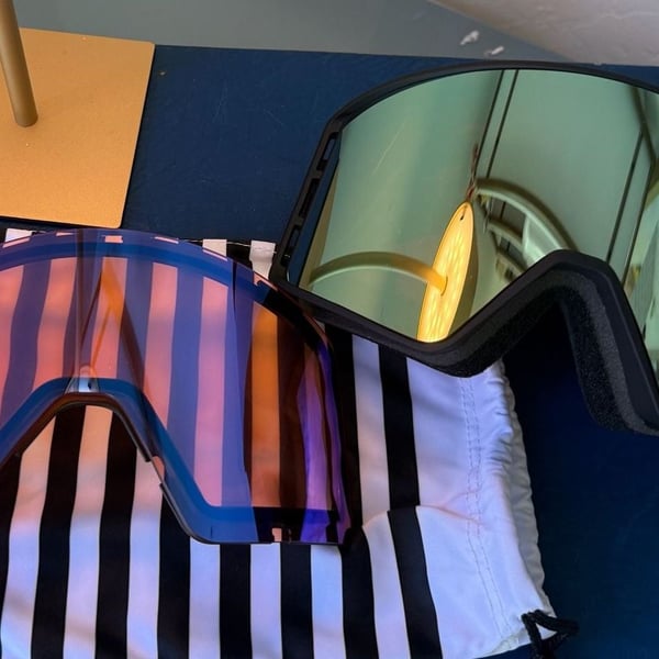 VonZipper Machvfs Snow Goggles One Black Satin Stellar Chrome