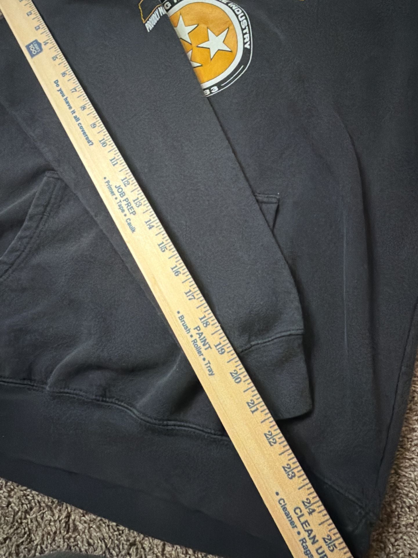 Cotton Heritage Boatmate Trailers Hoodie Size L Black Pullover 7