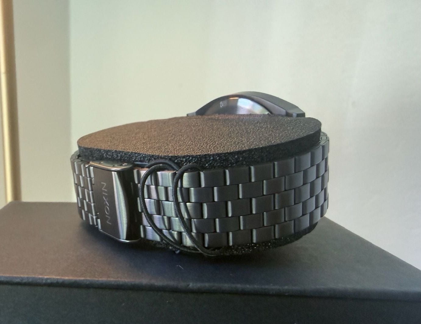 Nixon Time Teller Watch Gunmetal Blackberry Gold 8