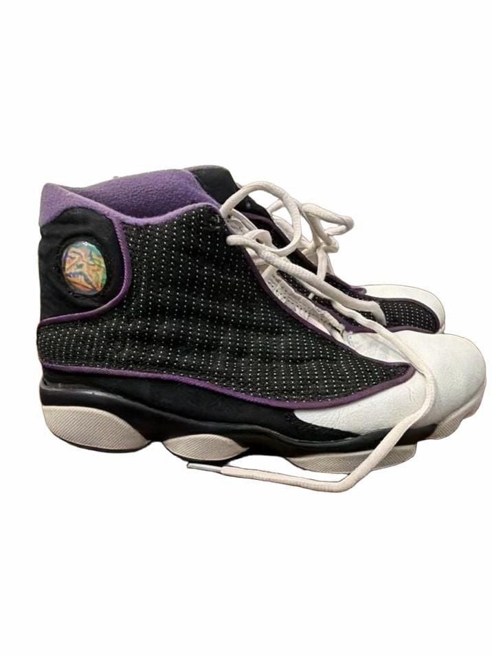 Nike Air Jordan 13 Retro GS Size 7 Black Violet Teal 2