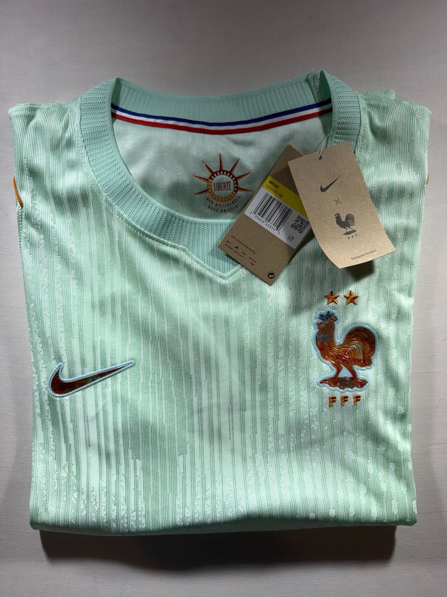 Nike France National Team Away Match Authentic Jersey 13