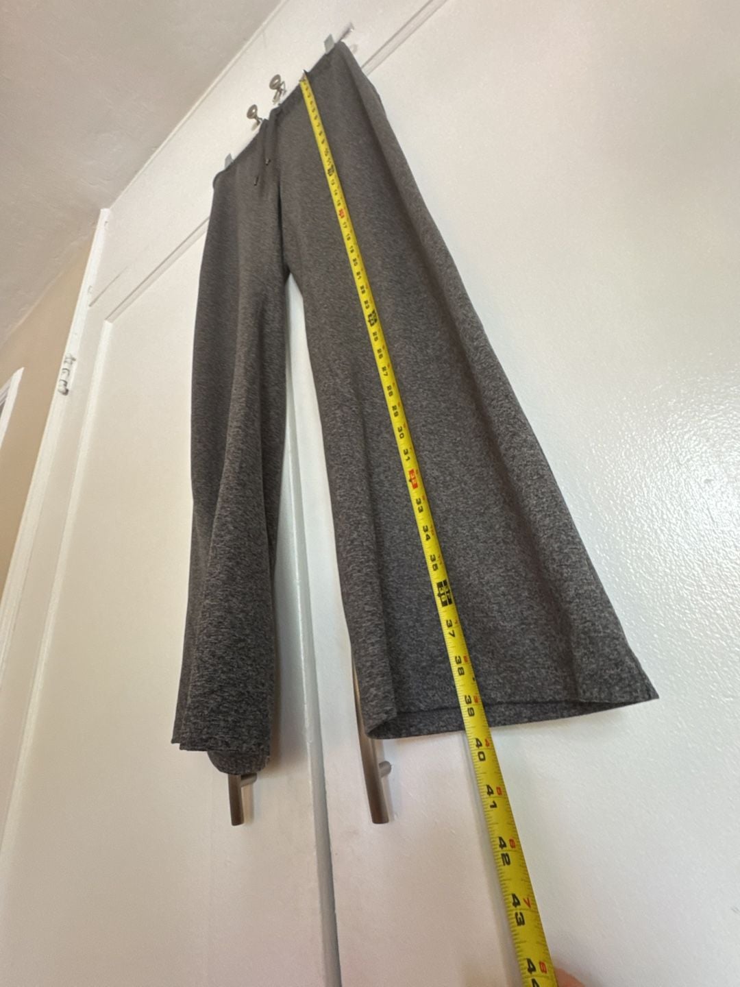 Quince Flowknit Wide Leg Pants S Gray Heather | NWT | Lounge Travel Athleisure 6