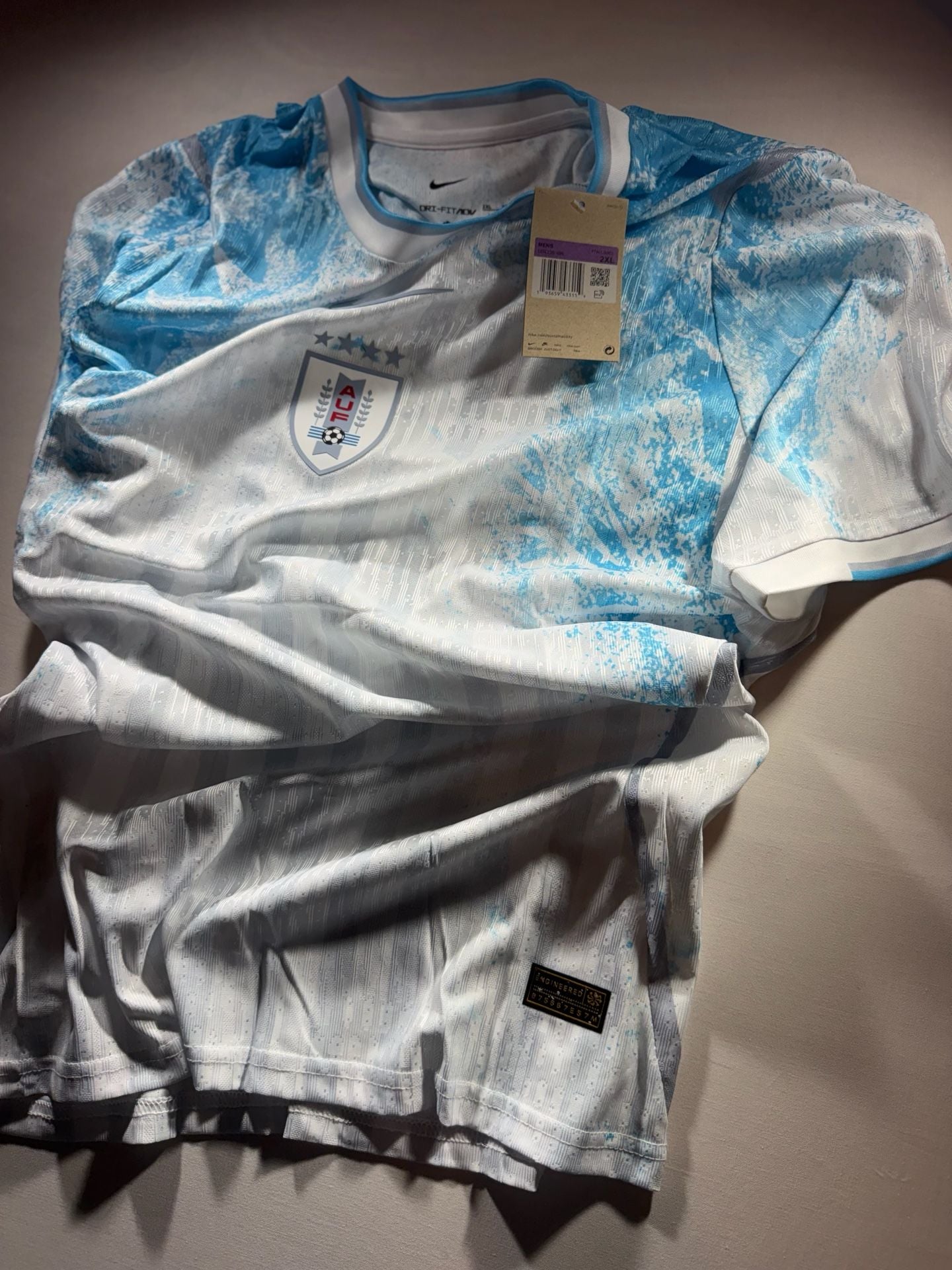Nike Uruguay AUF Concept Away Soccer Jersey 12